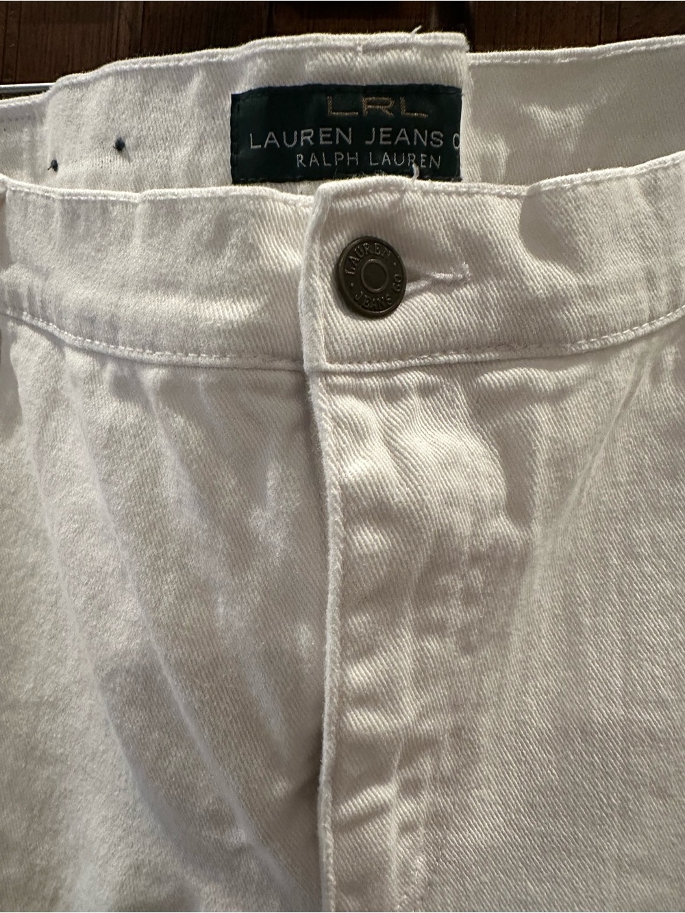 Ralph Lauren Women’s White Relaxed Jeans